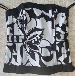 White House Black Market. Floral Bustier WHBM. Size 4